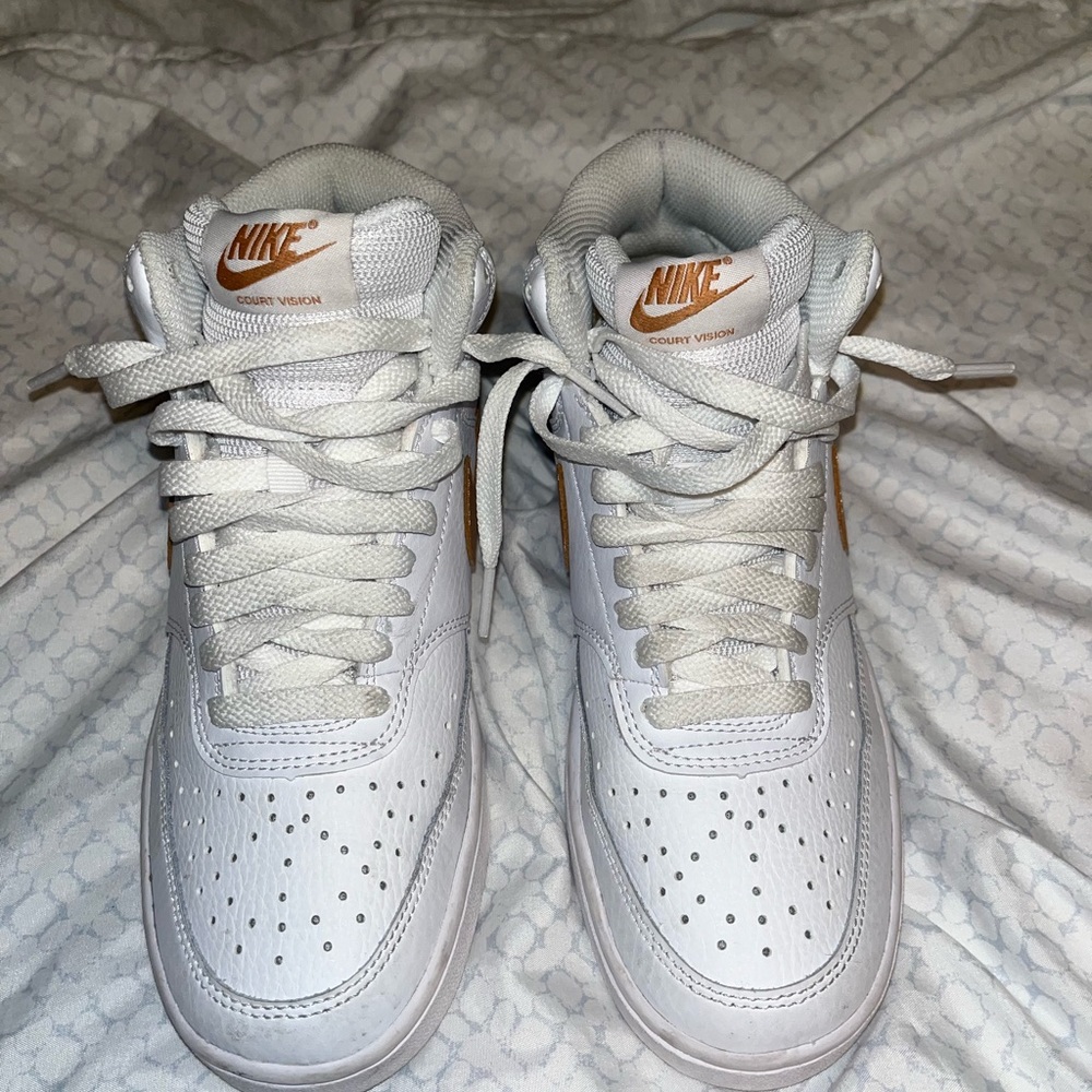 nike court vision brown swoosh